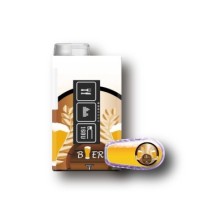 PACK STICKERS MYLIFE YPSOPUMP + DEXCOM® G6  / MODELO Garrafa de cerveja [169_19]