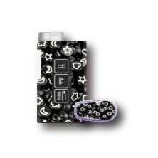 PACK STICKERS MYLIFE YPSOPUMP + DEXCOM® G6  / MODEL Stars and moons [170_19]