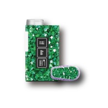 PACK STICKERS MYLIFE YPSOPUMP + DEXCOM® G6  / MODEL Green quartz [195_19]