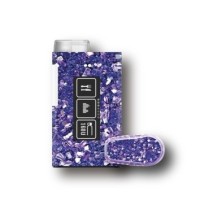 PACK STICKERS MYLIFE YPSOPUMP + DEXCOM® G6  / MODEL Purple quartz [198_19]
