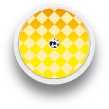 STICKER FREESTYLE LIBRE® 2 / MODÈLE Rhombus jaune et orange [215_1]