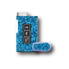 PACK STICKERS MYLIFE YPSOPUMP + DEXCOM® G6  / MODEL Blue pebbles [247_19]