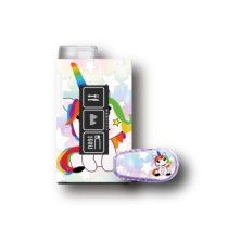 PACK STICKERS MYLIFE YPSOPUMP + DEXCOM® G6 / MODELO Unicornio con estrellas [268_19]