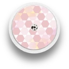 STICKER FREESTYLE LIBRE® 2 / MODÈLE Hexagones roses [220_1]