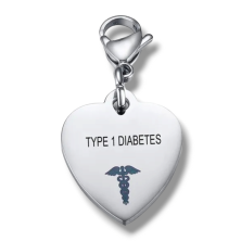 CHAVEIRO DE IDENTIFICAÇÃO (TYPE 1 DIABETES)