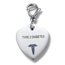 CHAVEIRO DE IDENTIFICAÇÃO (TYPE 2 DIABETES)