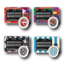 4 PACKS STICKERS TANDEM + DEXCOM® G7 / MODEL [TG7]