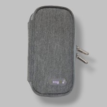 COLD INSULIN CASE + 1 REUSABLE COLD GEL BAG / GREY MODEL