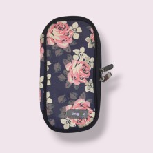 KALTINSULIN-ETUI + 1 WIEDERVERWENDBARER KALTGEL-TASCHE / KLEINE BLUMEN MODELL