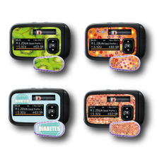 4 PACKS STICKERS ACCU-CHEK INSIGHT + DEXCOM® G6 / MODÈLE [A18]