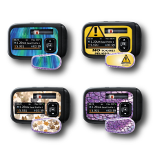 4 PACKS STICKERS ACCU-CHEK INSIGHT + DEXCOM® G6 / MODELL [A19]