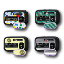 4 PACKS STICKERS ACCU-CHEK INSIGHT + DEXCOM® G6 / MODÈLE [A26]