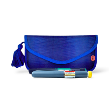 INSULIN WALLET + 1 REUSABLE GEL BAG / BLUE MODEL